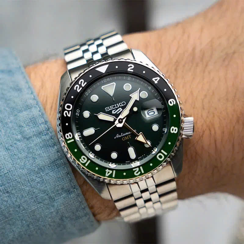 Men's Seiko 5 Sports SKX Sports Style GMT 42mm Watch - SBSC019