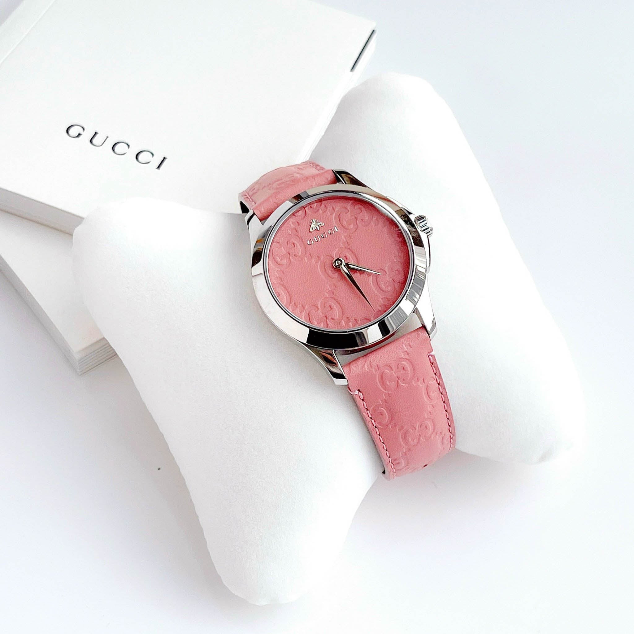 Women's Gucci G-Timeless Pink Watch - YA1264030