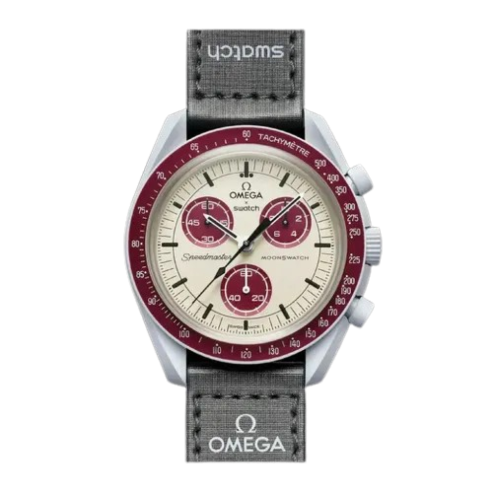 Men's Swatch x Omega MoonSwatch Mission to Pluto 42mm Watch -SO33M101