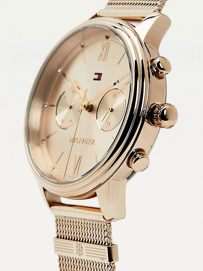 Women's Tommy Hilfiger Engraved Monogram Carnation WATCH - 1782303