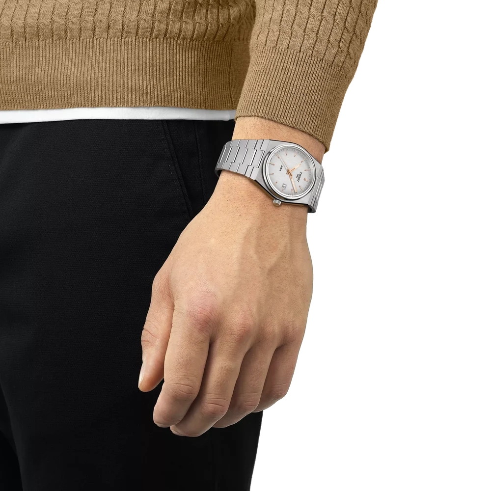 Men's Tissot PRX Stainless Steel Silver Dial 40mm - T137.410.11.031.00