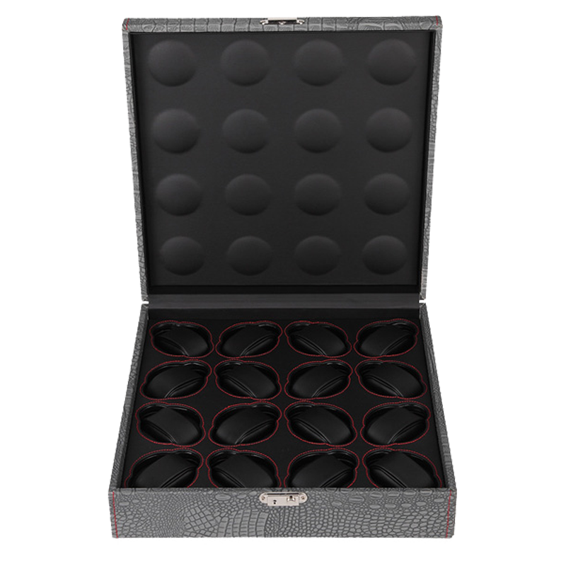 8-slot Leather Watch Display Case
