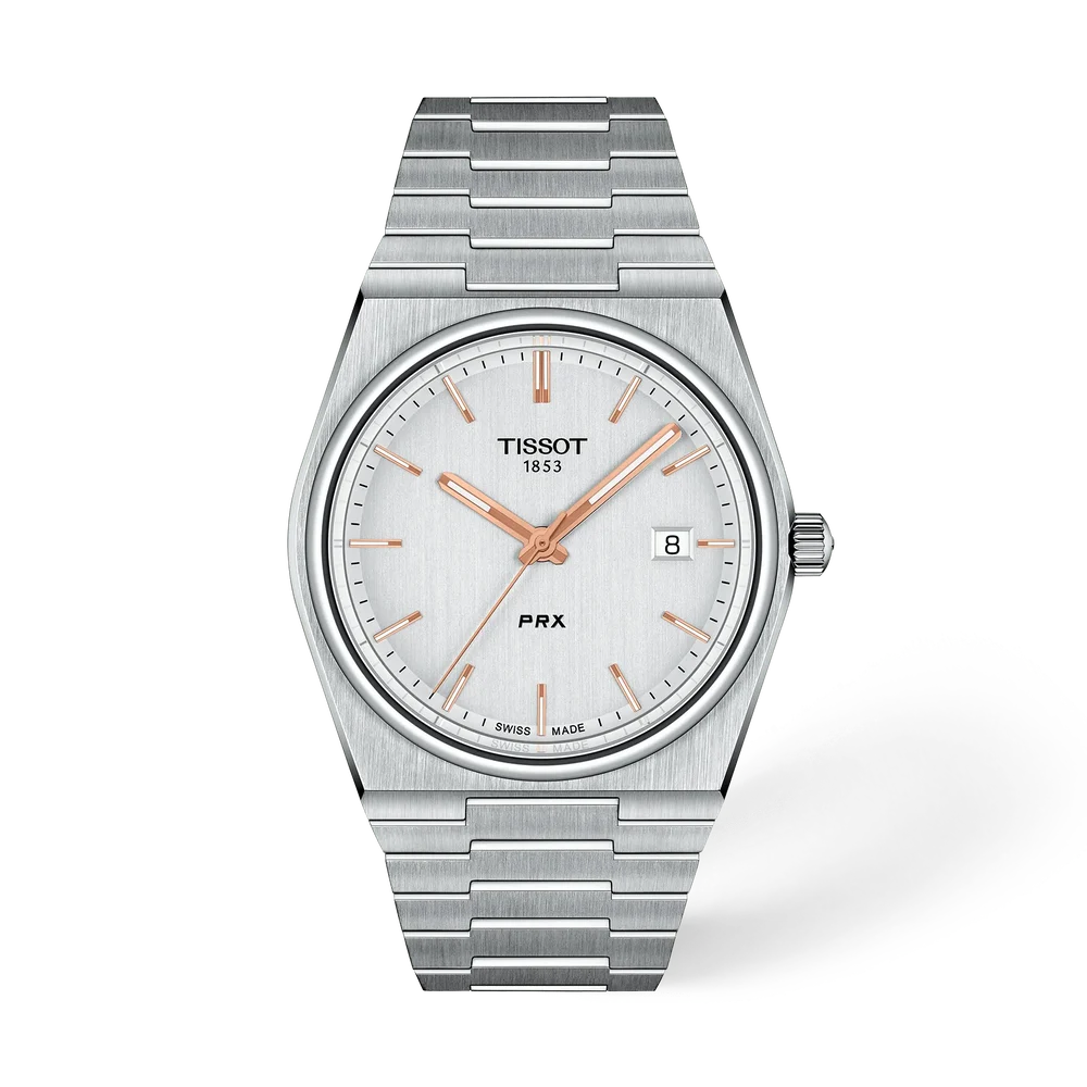 Men's Tissot PRX Stainless Steel Silver Dial 40mm - T137.410.11.031.00