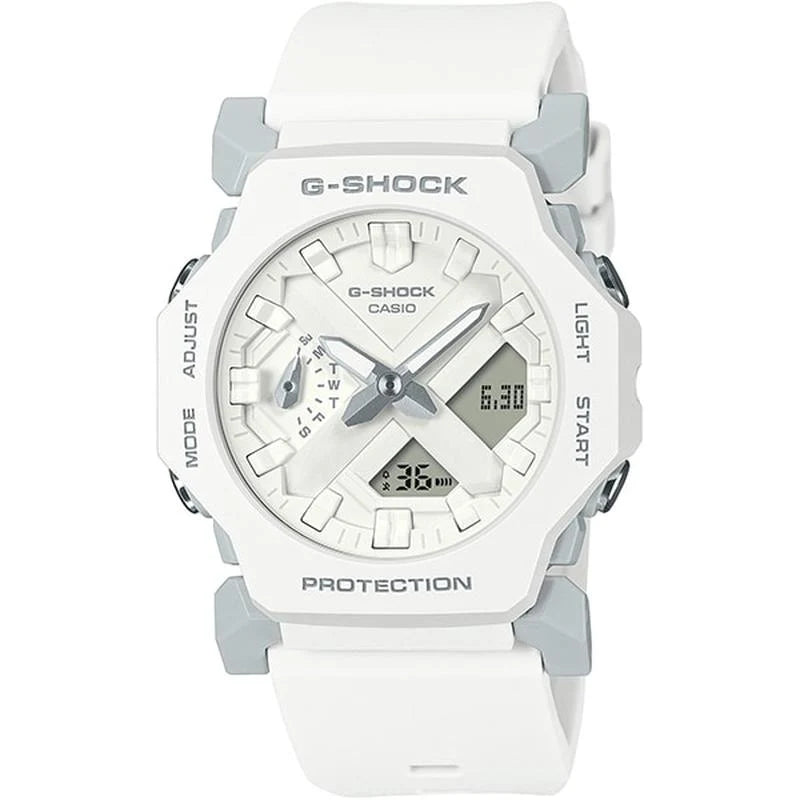 Men's Casio G-Shock All White 45mm Watch -GA-2300-7AJF