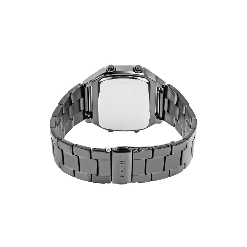 Men's Fossil Retro Digital Smoke  Watch - FS5846