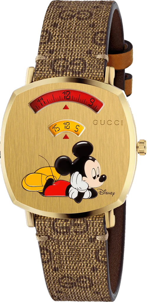 Unisex Gucci Disney Grip Gold Adult Watch - YA157420
