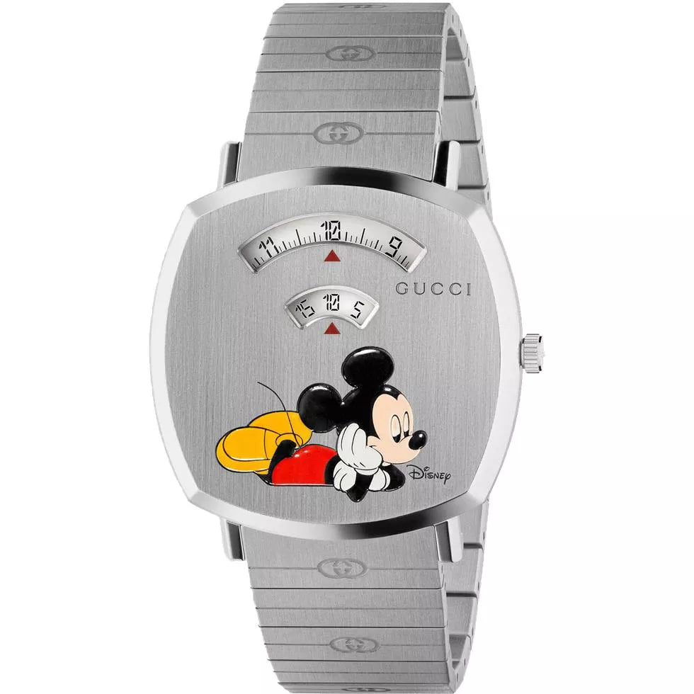 Unisex Gucci  Disney Grip White Watch- YA157419