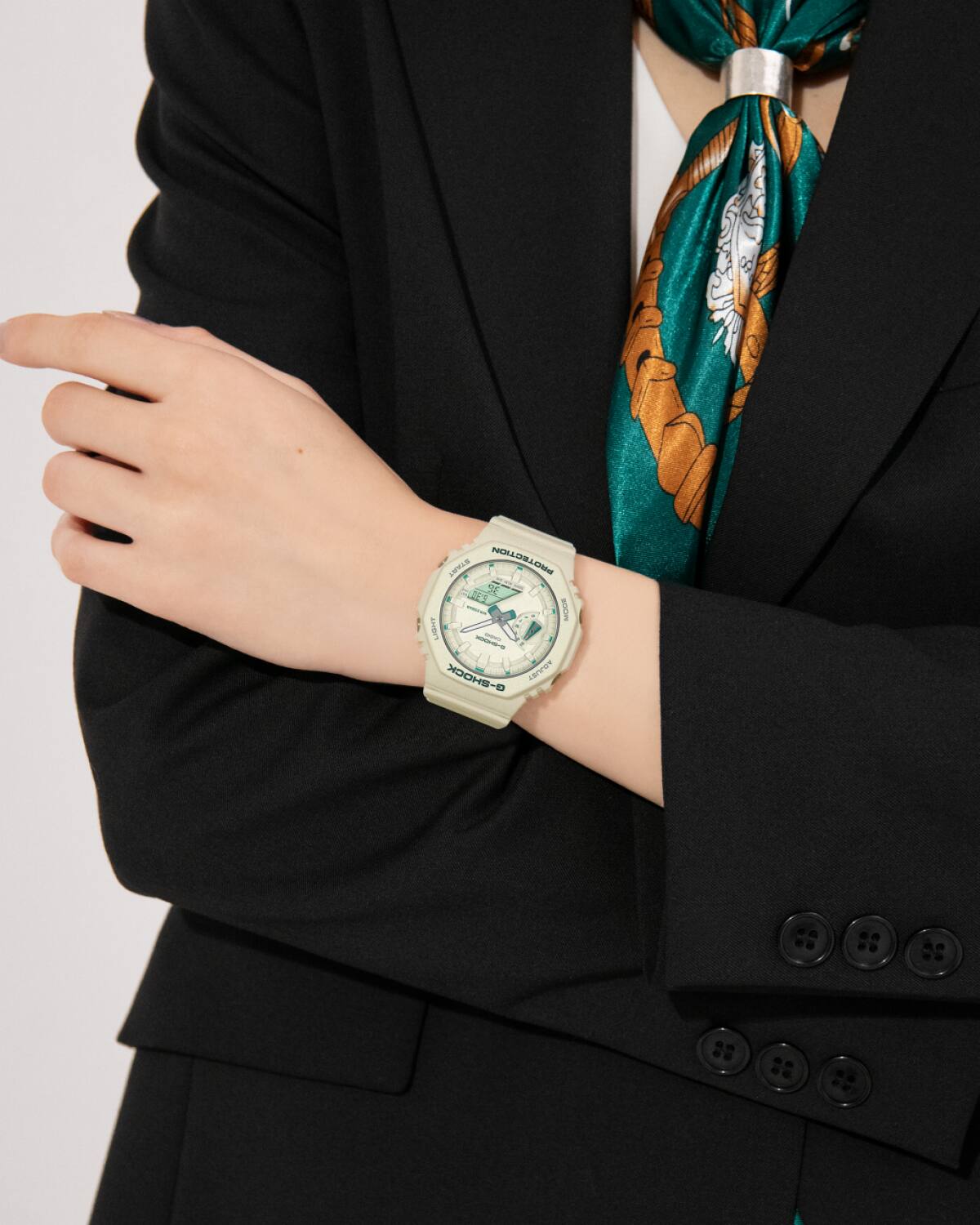 Women's Casio G-Shock Analog-Digital Watch |GMA-S2100GA-7AJF