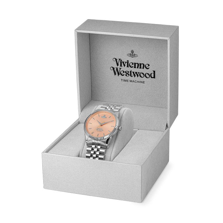 Vivienne Westwood Seymour Quartz Pink Dial Watch - VV240PHSL