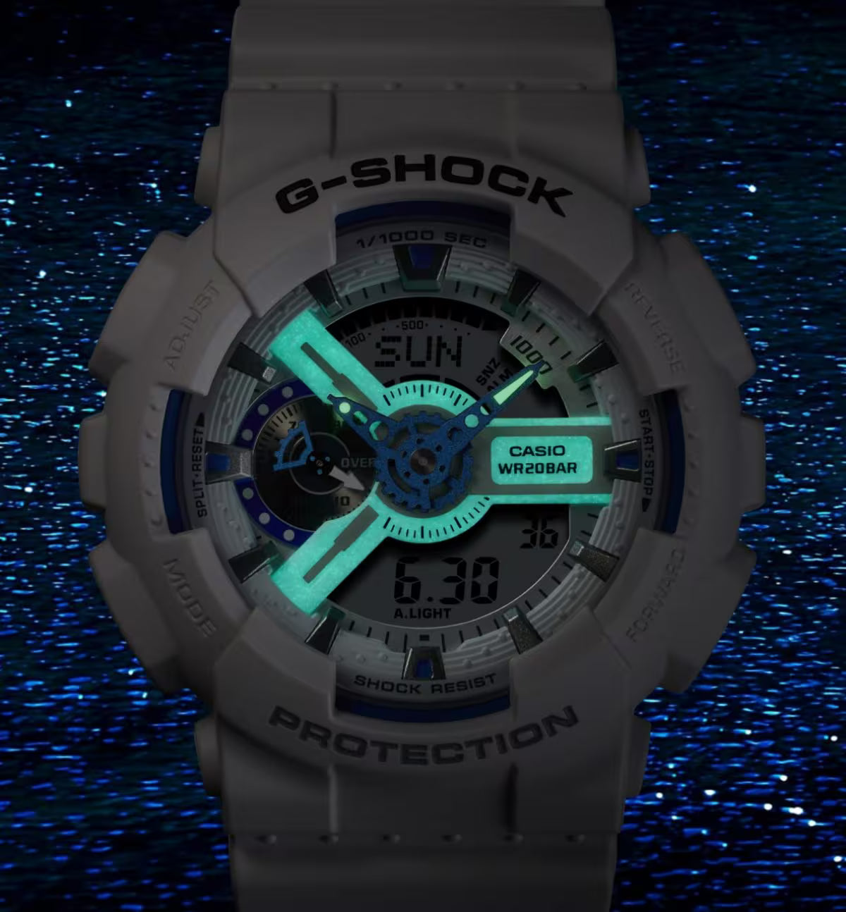 Men's Casio G-Shock Digital Hidden Glow Series| GA-110HDS-7AJF