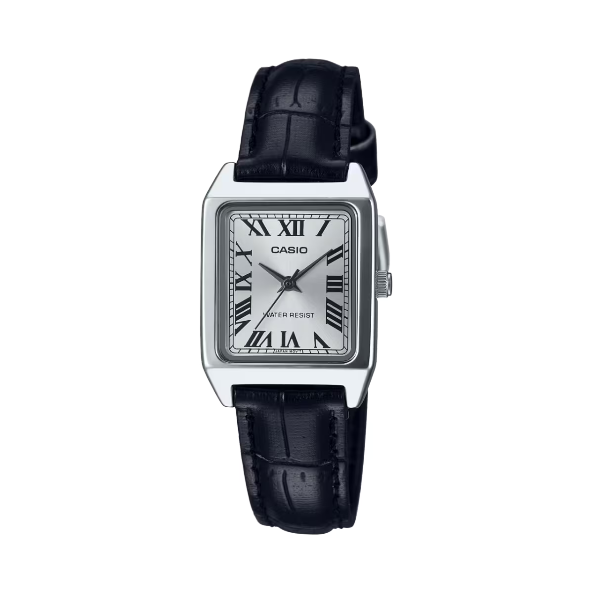 Women's Casio Black Leather Watch - LTP-V007L-7B1UDF