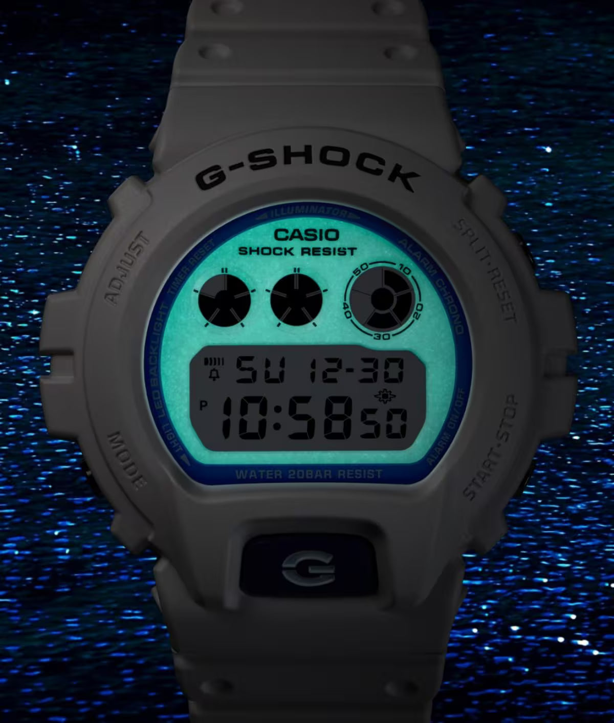 Men's Casio G-Shock Hidden Glow Watch -DW-6900HDS-7JF