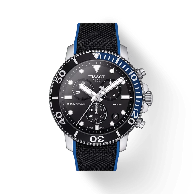 Men's Tissot Seastar 1000 Chronograph Watch- T120.417.17.051.03