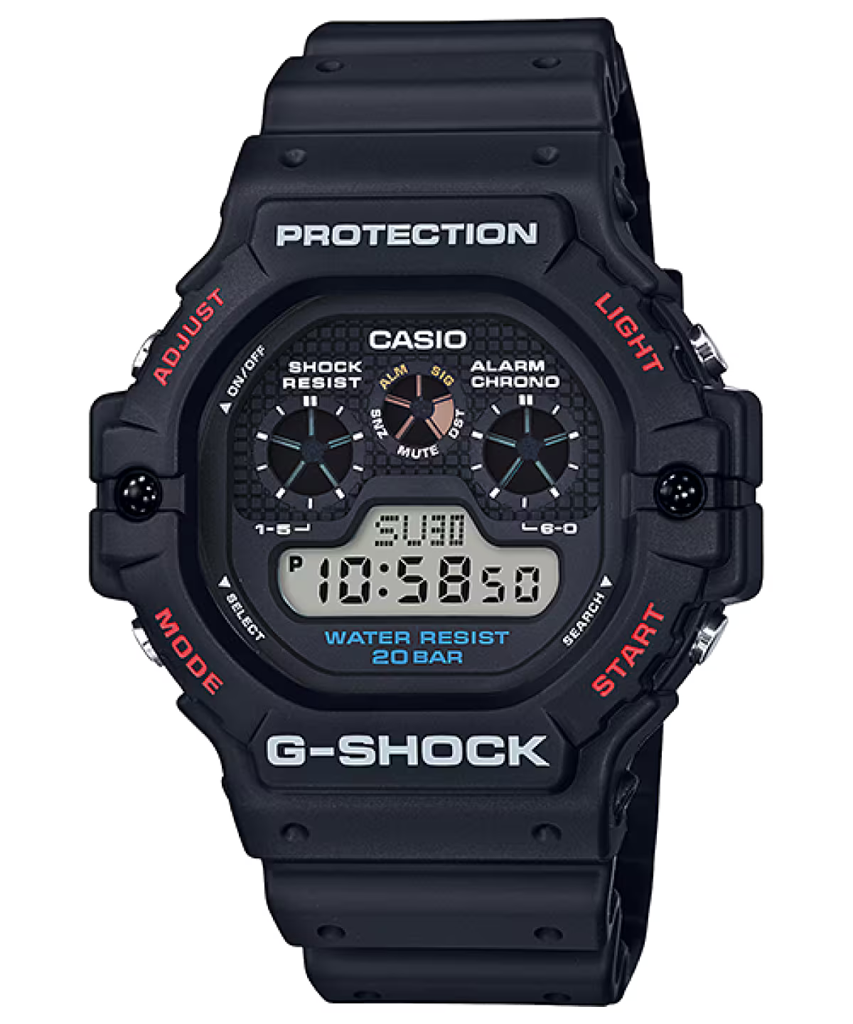 Men's Casio G-Shock Watch -  DW-5900-1DR