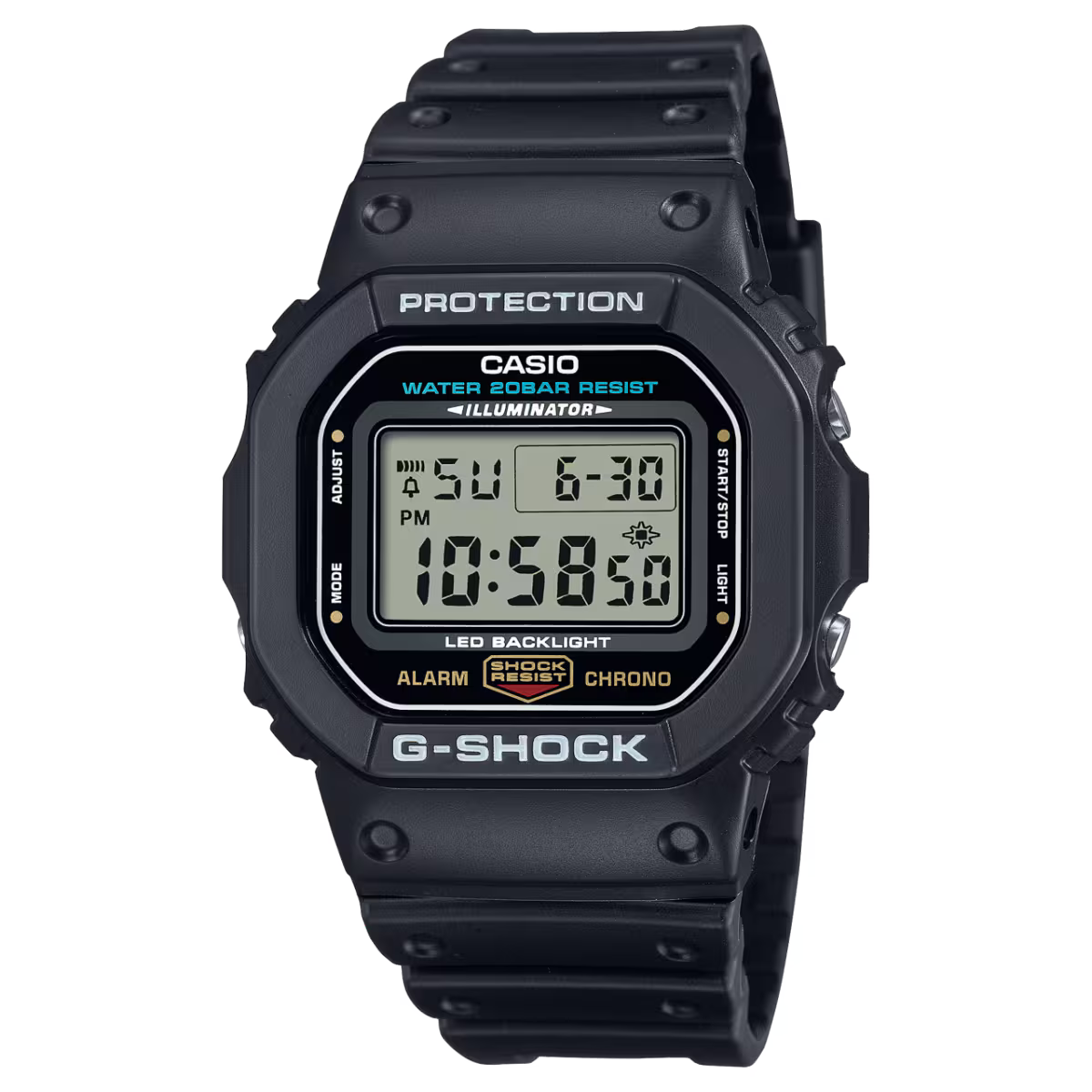 Men's Casio G-Shock Digital Dial Watch |DW-5600UE-1JF – Bluestrap Men's Casio G-Shock Digital Dial Watch |DW-5600UE-1JF – Bluestrap