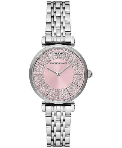 Women's Emporio Armani Pink Dial 32mm Watch - AR11686