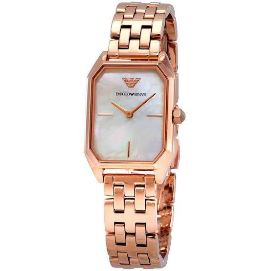 Women's Emporio Armani Gioia Rosegold Stainless Steel 24mm Watch - AR11147