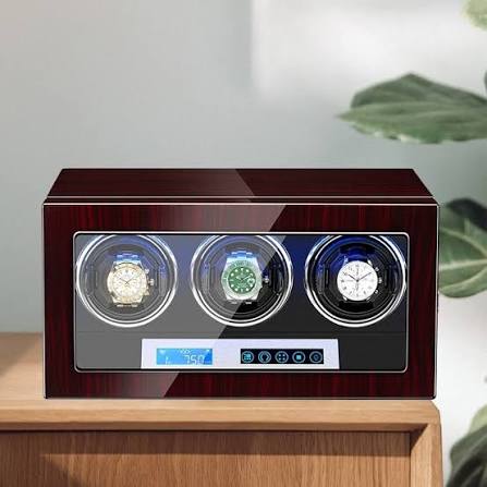 Triple Automatic Watch Winder with Digital Touch Display &  Control