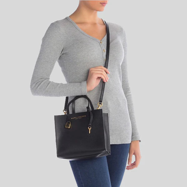 Marc Jacobs Mini Grind Coated Leather Black Bag RS-M0015685