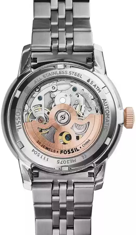 Men's Fossil Townsman Two-Tone Stainless Steel Automatic Watch - ME3075