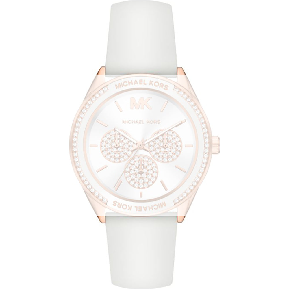 Michael kors clearance silicone watch white