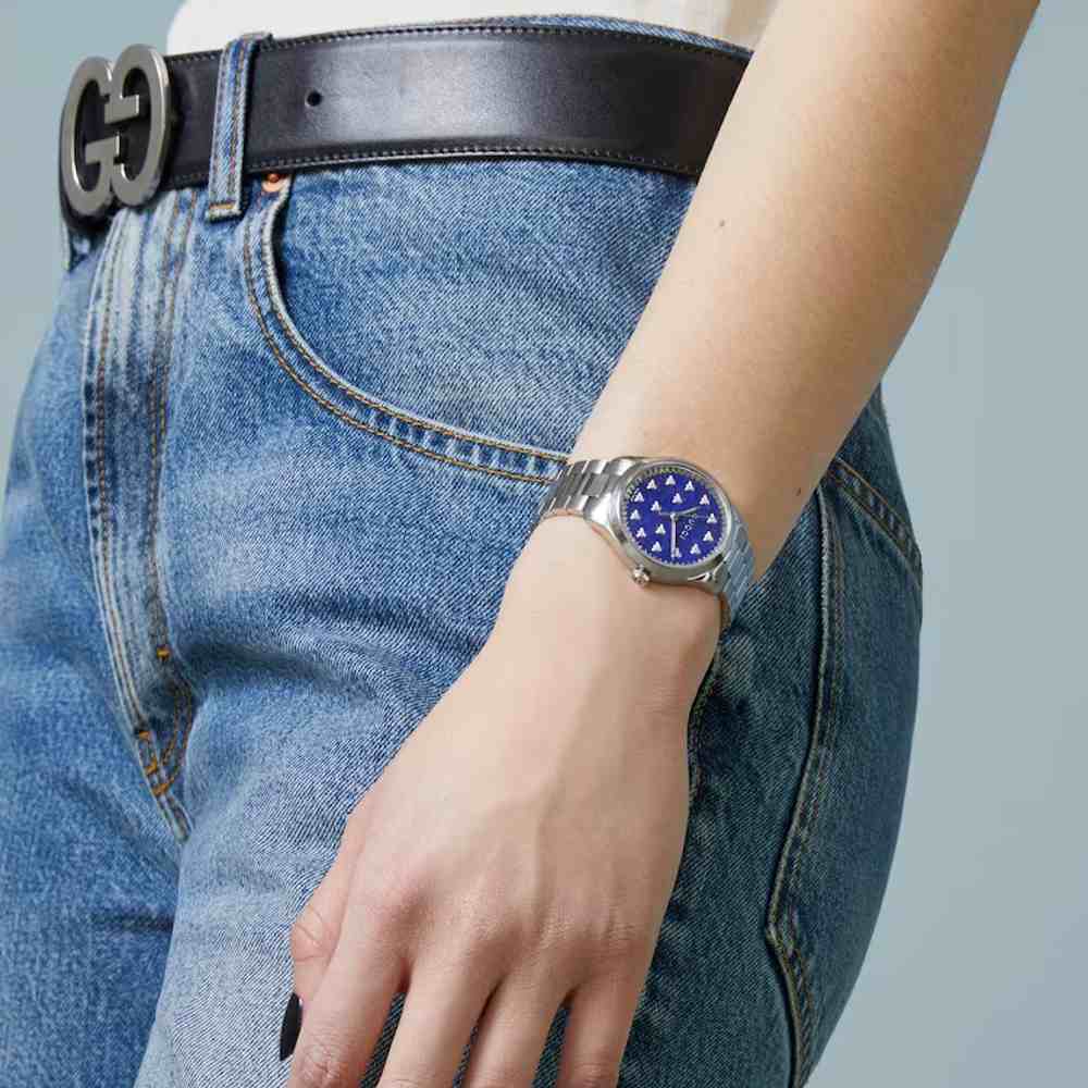 Women's Gucci G-Timeless Watch with Bees Motif - YA1265043