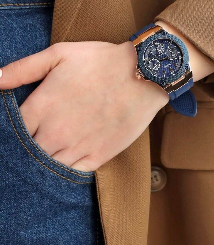 Women's Guess Zena Blue Dial Watch - W1094L2