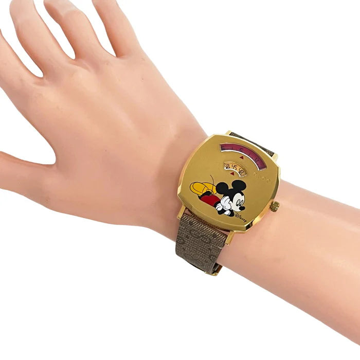 Unisex Gucci Disney Grip Gold Adult Watch - YA157420