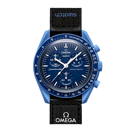 Men's Omega X Swatch MoonSwatch Mission to Neptune 42mm - SO33N100