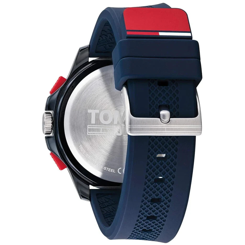 Tommy Hilfiger  Quartz Silicone Strap Blue Dial Men's Watch - 1791761