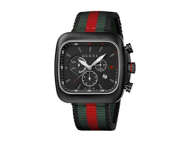Men's Gucci Coupe Chronograph Square Watch -YA131202
