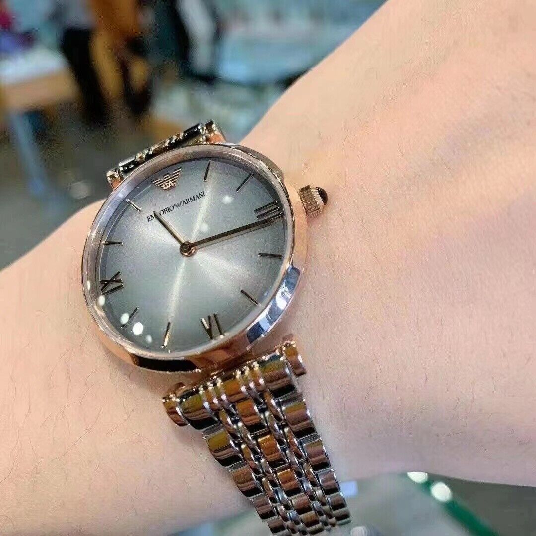 Women's Emporio Armani Gianni T-Bar Watch - AR1725