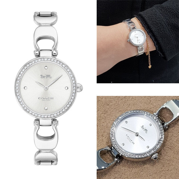 Women's Coach Park Signature C Silver Watch - 14503170
