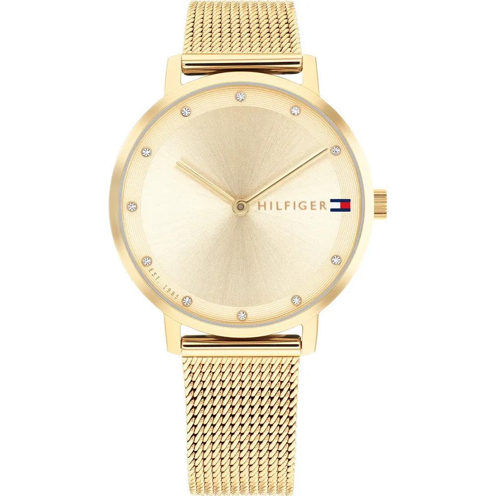 Women's Tommy Hilfiger Pippa Gold Dial Watch -1782728