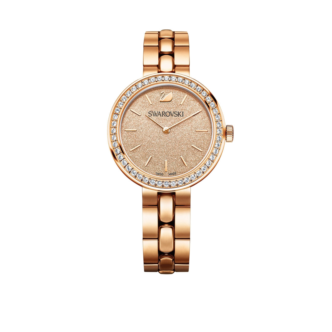 Swarovski Daytime Analog Rosegold Stainless Steel Women's Watch - 5182231