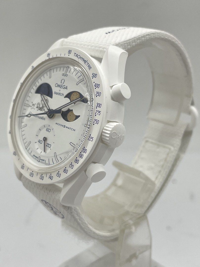 Swatch Mission to Earthphase Cold Moon Unisex Watch -S033W701L