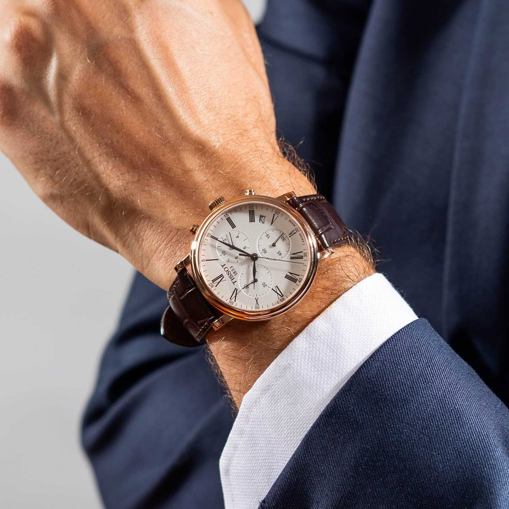 Men's Tissot Carson Premium Chronograph Watch - T122.417.36.033.00