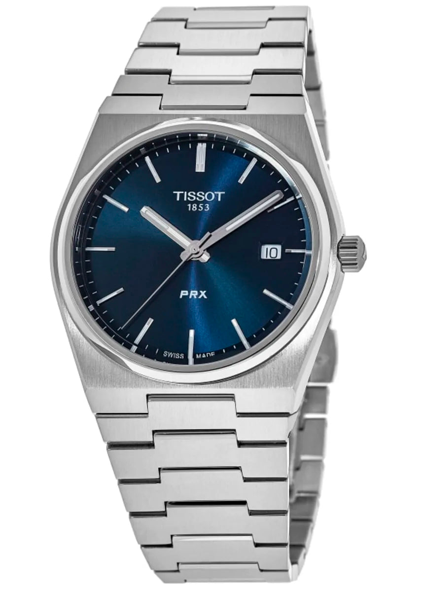 Men's Tissot  PRX Quartz Blue Dial Steel Watch - T137.410.11.041.00