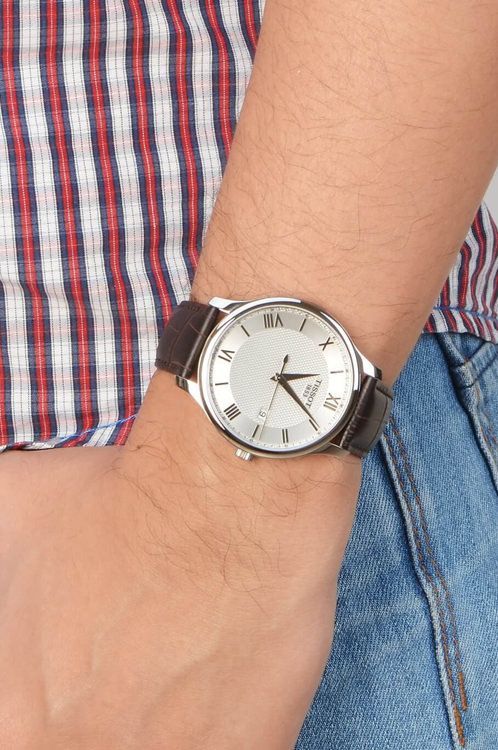 Men's Tissot T-Classic Leather Watch - T063.610.16.038.00