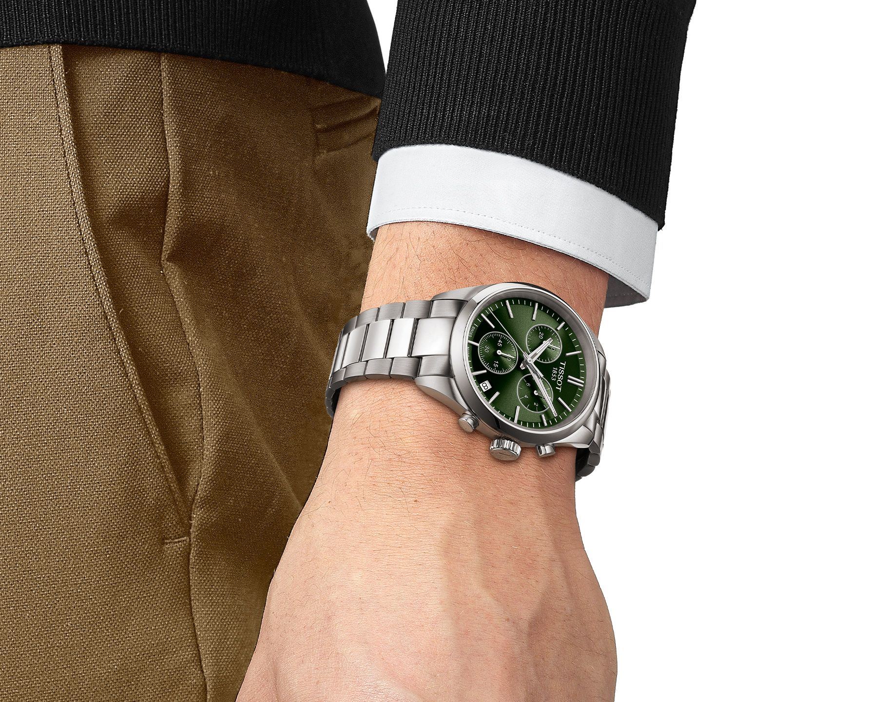 Men's Tissot PR 100 Chronograph Quartz Watch - T150.417.11.091.00