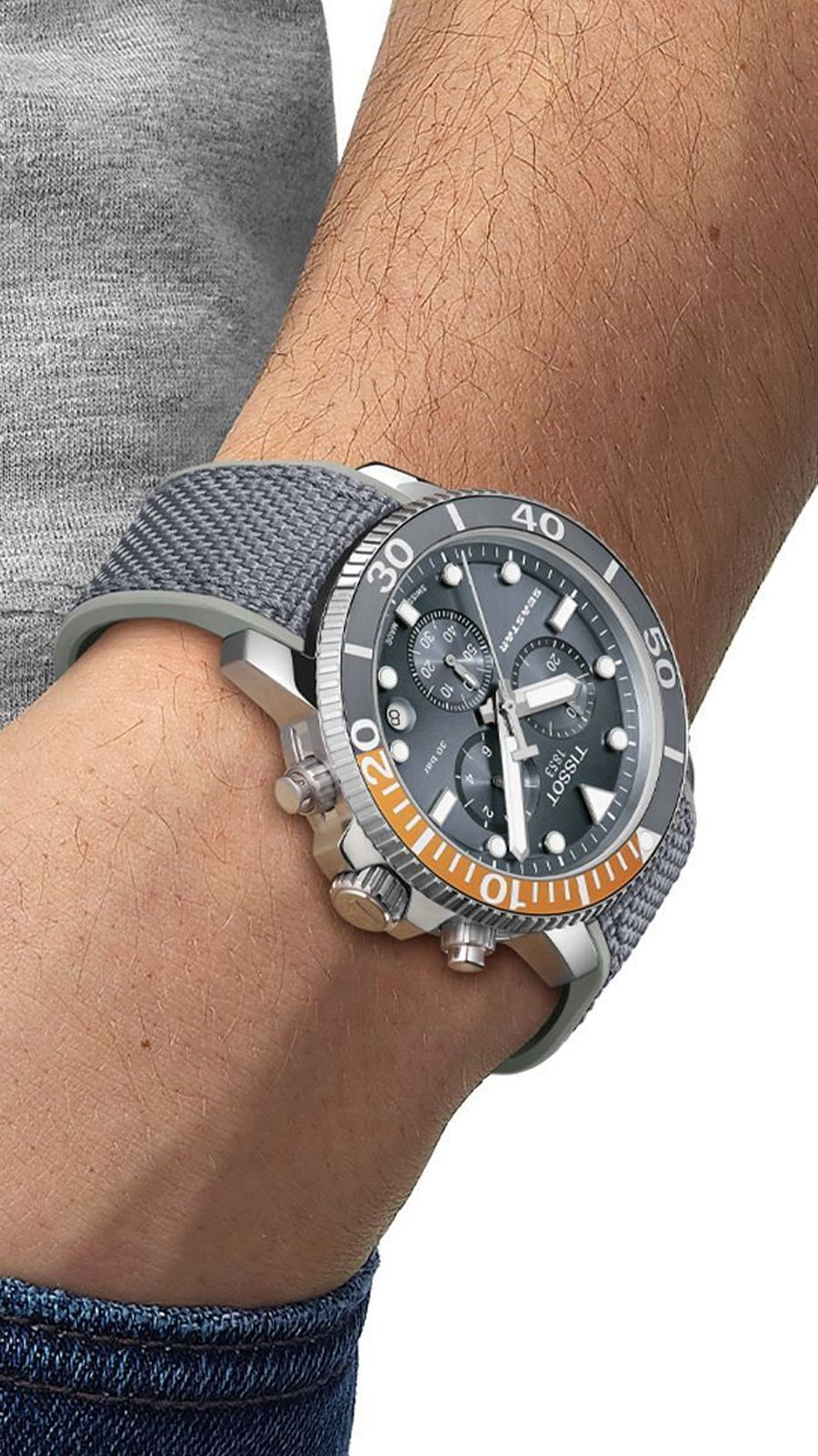 Men's Tissot Seastar 1000 Chronograph Watch -T120.417.17.081.01