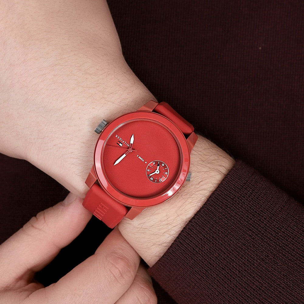 Men's Tommy Hilfiger Red Strap watch - 1791323