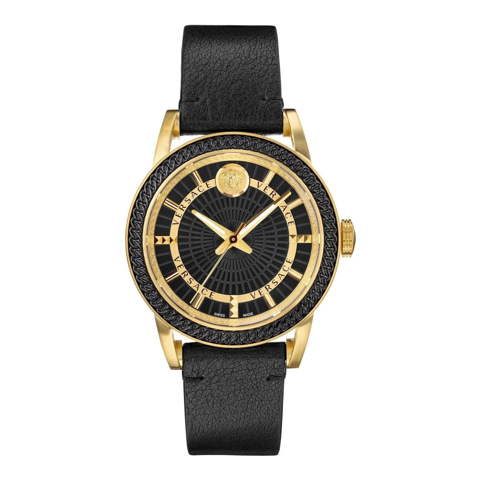 Men's Versace Code Black Dial Watch-VEPO00320