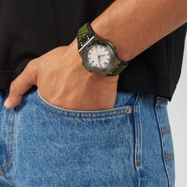 Men's Versace Chain Reaction Silver colored - VEDY00419