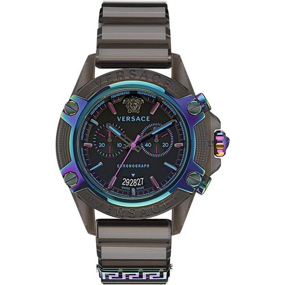 Unisex Versace Chronograph Active Black Watch - VEZ701022