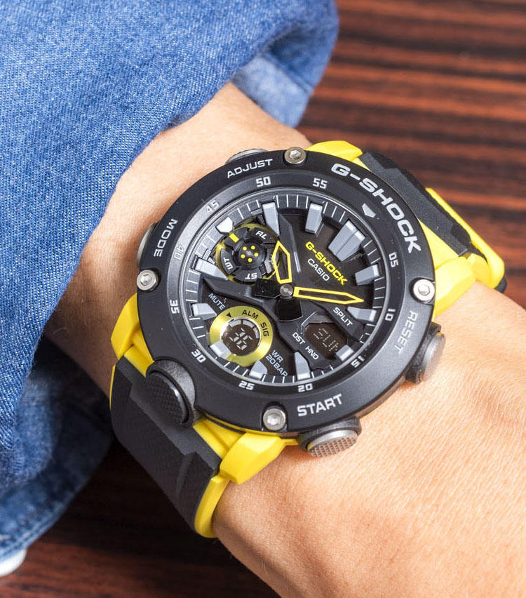 Men's Casio G-Shock Carbon Core Watch |GA-2000-1A9JF