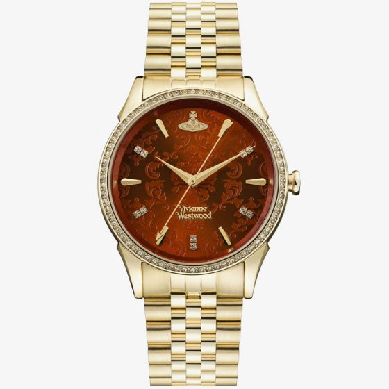 Vivienne Westwood  Wallace Gold Bracelet Watch - VV208RDGD