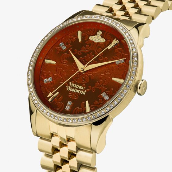 Vivienne Westwood  Wallace Gold Bracelet Watch - VV208RDGD