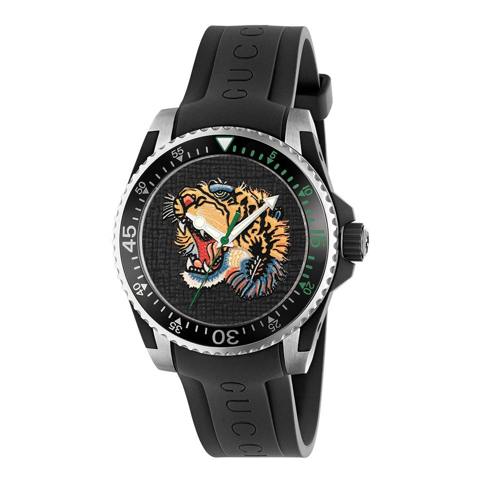 Men's GUCCI Dive Tiger Quartz watch - YA136318 – Bluestrap Watches