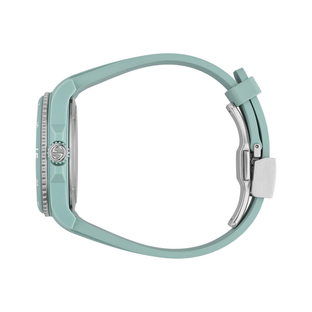 Unisex Gucci Dive Aquamarine Strap Watch - YA136344